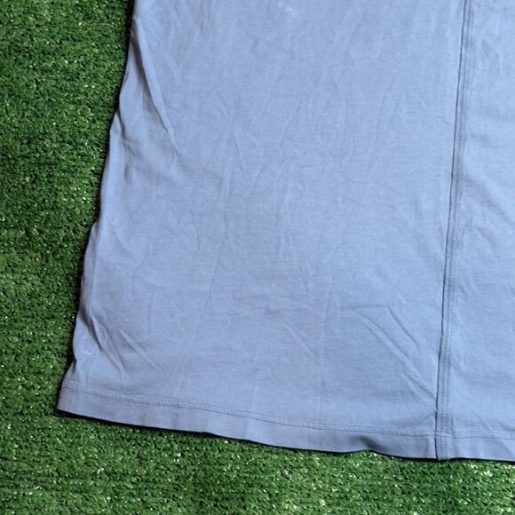 Lululemon All Yours Cotton Oversized Water Drop Blue Training T-Shirt Size 12 - Picture 10 of 11